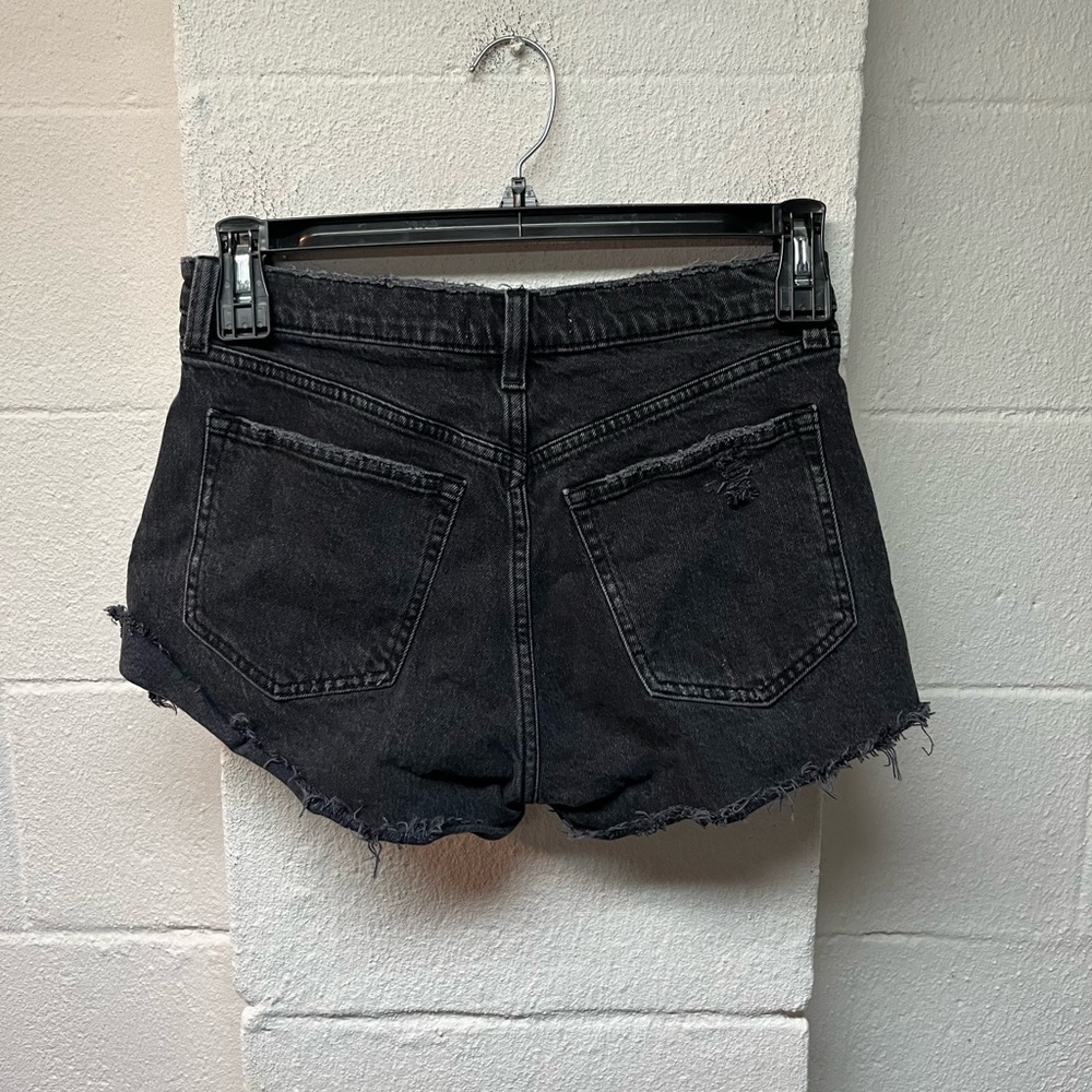Abercrombie & Fitch Black Jean Shorts - Picture 3 of 4